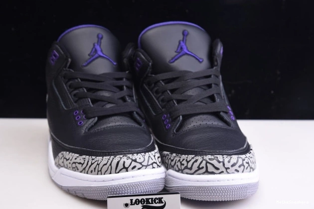 MaikeSneakers 3 Court CT8532-050 Jordan Retro Purple Air Black 0808